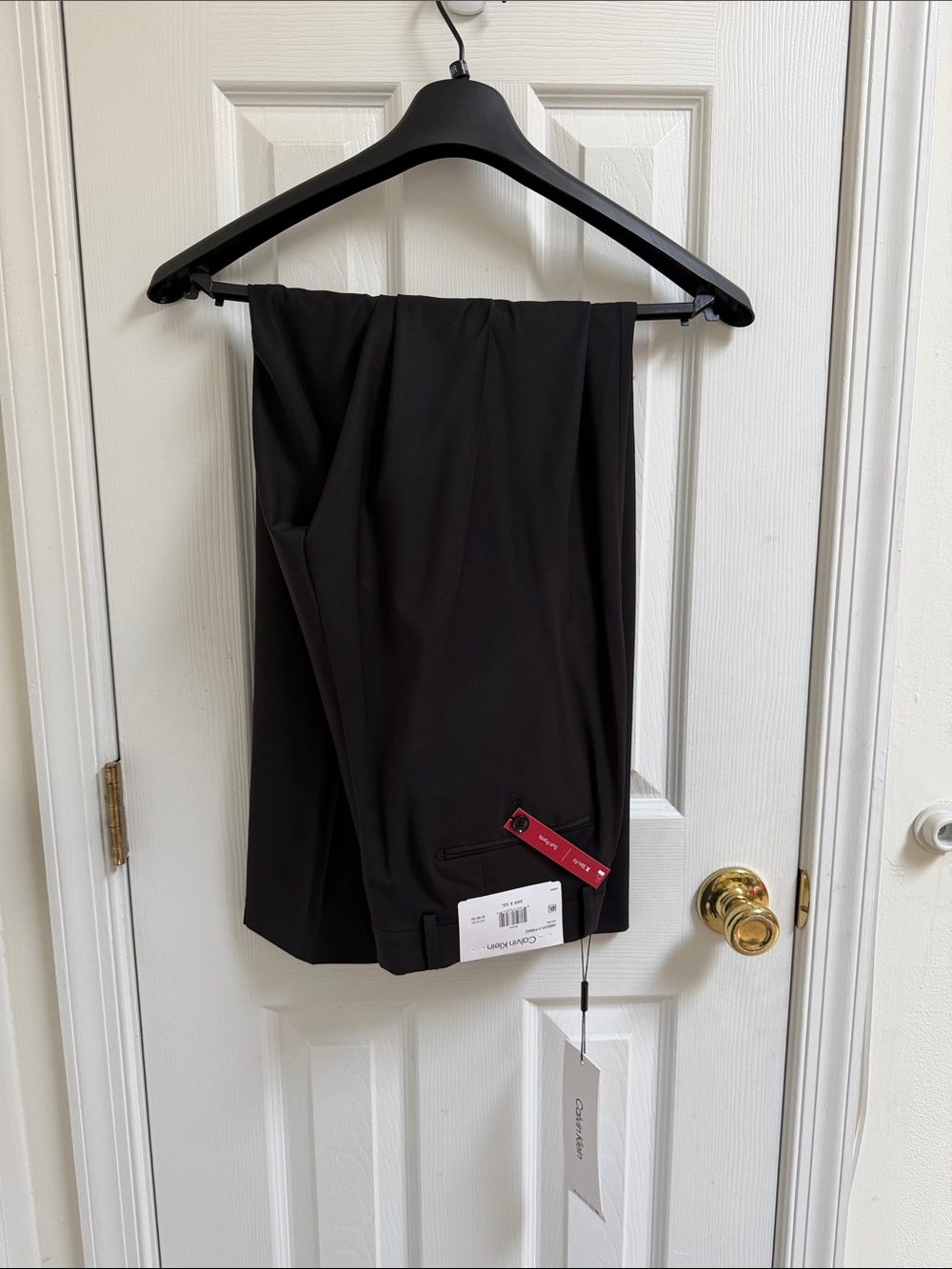 Calvin Klein Black Slim Fit Suit Pants